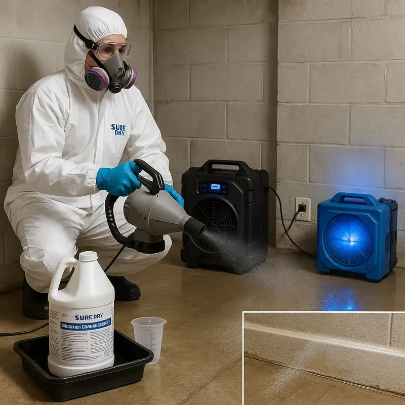 Sanitization and Odor Removal process in Sharon, WI