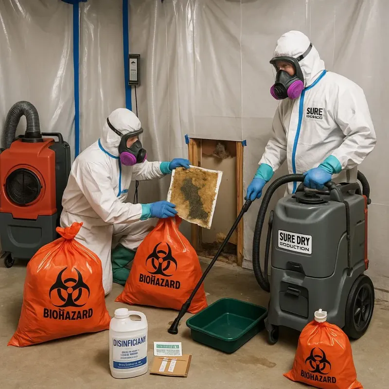 Contaminated Water Handling Protocols process in Sharon, WI